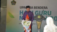 Menag Nasaruddin Umar Saat Upacara Hari Guru Nasional 2025 / foto ist