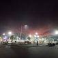 Potret Alun-Alun Kota Pandan, Tapanuli Tengah, yang kembali terang setelah pasokan listrik pulih pascabencana.