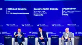 Direktur Utama PLN EPI Rakhmad Dewanto menyampaikan paparan mengenai proyeksi kebutuhan gas Indonesia dan strategi pengembangan infrastruktur LNG dalam sesi “ LNG Infrastructure in an Evolving Global Energy System” pada 25th World LNG Summit & Awards 2025 di Istanbul. Rakhmad  menegaskan peran LNG sebagai pelengkap energi terbarukan serta rencana pembangunan FSRU dan onshore regasification untuk memperkuat ketahanan dan keberlanjutan energi nasional.