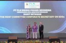 Sekretaris Perusahaan PLN EPI, Mamit Setiawan meraih 2 Penghargaan di ICA dan ISDA 2025 yakni The Best Corporate Secretary on Social Responsibility di ajang Indonesian CSR Awards (ICA) 2025 dan The Most Committed Corporate Secretary on SDGs di ajang Indonesian SDGs Awards (ISDA) 2025.