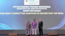 Sekretaris Perusahaan PLN EPI, Mamit Setiawan meraih 2 Penghargaan di ICA dan ISDA 2025 yakni The Best Corporate Secretary on Social Responsibility di ajang Indonesian CSR Awards (ICA) 2025 dan The Most Committed Corporate Secretary on SDGs di ajang Indonesian SDGs Awards (ISDA) 2025.