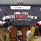 Menteri Desa dan Pembangunan Daerah Tertinggal Mendes PDT Yandri Susanto menghadiri Saba Desa sekaligus pelantikan Asosiasi Pemerintah Desa Seluruh Indonesia (APDESI) Merah Putih Provinsi Jawa Timur di Pendopo Lokatantra Kabupaten Lamongan, Senin (22/12/2025).