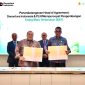 Penandatanganan HoA antara Danantara Indonesia melalui Danantara Investment Management (DIM) yang diwakili oleh Chief Investment Officer Danantara Indonesia, Pandu Patria Sjahrir (depan kiri) dengan PT PLN (Persero) yang diwakili oleh Direktur Utama PLN, Darmawan Prasodjo (depan kanan) disaksikan oleh Chief Executive Officer Danantara Indonesia, Rosan Roeslani (belakang kanan) dan Chief Technology Officer Danantara Indonesia, Sigit Puji Santosa (belakang kiri).