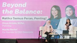 Pada sesi Talkshow , PLN EPI  menghadirkan Nucha Bachri CEO dan Co-Founder Parentalk.id serta Olphi Disya Arinda, M.Psi mengulas pengelolaan peran ibu dan profesional dari perspektif psikologis dan praktik keseharian.