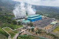 Tampilan Pembangkit Listrik Tenaga Panas Bumi (PLTP) Ulubelu di Lampung berkapasitas 110 megawatt (MW). PLTP ini menjadi salah satu pembangkit PLN yang berkontribusi terhadap layanan REC PLN.