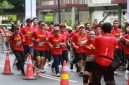 Gubernur DKI Jakarta, Pramono Anung melaksanakan flag off Soekarno Run bertajuk 