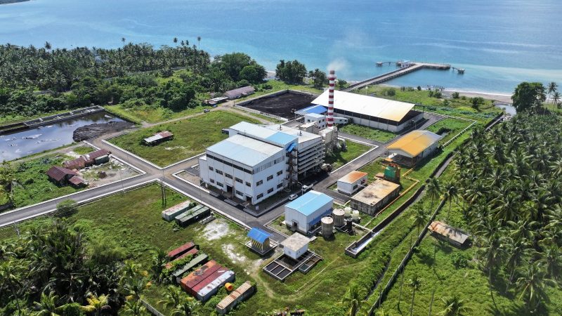 PLTU Sofifi 2x3 MW di Oba, Sofifi, Maluku Utara,  dibangun untuk memperkuat keandalan pasokan listrik di wilayah Halmahera.