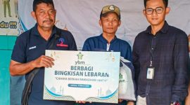 Yayasan Baitul Maal (YBM) PLN Energi Primer Indonesia (PLN EPI) kembali melaksanakan program sosial Berbagi Bingkisan Lebaran kepada masyarakat di sekitar wilayah operasional perusahaan.