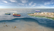 Proyek Lapangan Gas Abadi di Blok Masela di Laut Arafura, lepas pantai Kepulauan Tanimbar dan Maluku Barat Daya, Maluku. (Foto: Satuan Kerja Khusus Pelaksana Kegiatan Usaha Hulu Minyak dan Gas Bumi)