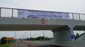 Integrasikan Ruas Tol Sumsel, Hutama Karya Operasikan Junction Palembang Mulai 3 April 2026