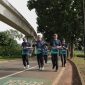 Tengah Depan : Direktur Manajemen Human Capital dan Administrasi PLN EPI, Dedeng Hidayat menyampaikan bahwa wellness program merupakan langkah strategis perusahaan dalam mendukung kinerja organisasi melalui peningkatan kualitas sumber daya manusia.
