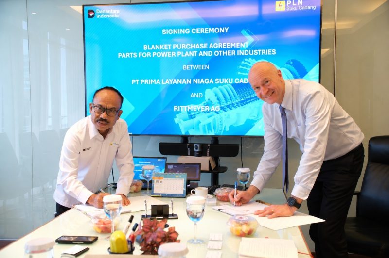 Anak usaha PLN Nusantara Power, PLN Suku Cadang menandatangani Blanket Purchase Agreement dengan Rittmeyer AG di Jakarta, Senin (18/5), sebagai langkah strategis memperkuat rantai pasok dan dukungan teknologi bagi operasional pembangkit PLN Grup di Indonesia.