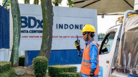Ilustrasi PLN sedang melakukan koordinasi pengamanan jaringan listrik di data center BDx CGK4 di Kabupaten Purwakarta, Jawa Barat.