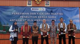 Kolaborasi PLN EPI , PLN Puslitbang dan ITERA ditandai dengan pelaksanaan Kick Off Meeting penelitian bertajuk Pengembangan Tanaman Energi Kaliandra dan Sorgum sebagai Umpan Co-Firing dan Umpan Produksi Hidrogen melalui Proses Gasifikasi di ITERA guna Mencapai Bauran Energi Baru Terbarukan Nasional yang berlangsung di Kampus ITERA, Bandar Lampung.