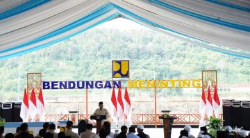 Diresmikan Presiden Prabowo, Bendungan Meninting Garapan Hutama Karya Jadi Pusat Peresmian Lima Bendungan Nasional