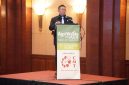 Direktur Biomassa PLN EPI Hokkop Situngkir menjadi pembicara dalam forum AgriWaste to Value di Jakarta pada Rabu (22/7).