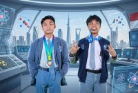 Faris Patria Chariansyah dan Hilmy Lazuardhy Nurramadhan (Ilustrasi / foto ist)
