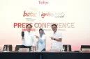 (kiri ke kanan) Chief Executive Officer Telin Abdul Rahman Ansyori, Direktur Utama Telkom Dian Siswarini dan Direktur Wholesale & International Service Telkom Budi Satria Dharma Purba saat konferensi pers BATIC 2026 di Nusa Dua, Bali, Selasa (25/8). Mengusung tema “Uniting Ecosystem to Drive Connected Progress”, BATIC 2026 menjadi platform strategis yang mempertemukan pelaku industri, regulator, penyedia teknologi, hyperscaler, investor, dan pemangku kepentingan digital untuk mendorong kolaborasi serta pertumbuhan ekosistem digital kawasan.