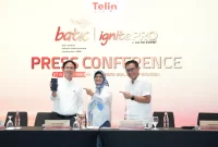(kiri ke kanan) Chief Executive Officer Telin Abdul Rahman Ansyori, Direktur Utama Telkom Dian Siswarini dan Direktur Wholesale & International Service Telkom Budi Satria Dharma Purba saat konferensi pers BATIC 2026 di Nusa Dua, Bali, Selasa (25/8). Mengusung tema “Uniting Ecosystem to Drive Connected Progress”, BATIC 2026 menjadi platform strategis yang mempertemukan pelaku industri, regulator, penyedia teknologi, hyperscaler, investor, dan pemangku kepentingan digital untuk mendorong kolaborasi serta pertumbuhan ekosistem digital kawasan.