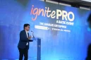 Direktur Pengembangan Ekosistem Digital, Kementerian Komunikasi dan Digital RI Dr. Sonny Hendra Sudaryana memberikan paparan pada forum ignitePRO sebagai bagian dari rangkaian Bali Annual Telkom International Conference (BATIC) 2026.