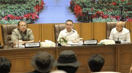 Wakil Ketua DPR RI, Sufmi Dasco Ahmad, saat menerima audiensi Aliansi Masyarakat Pati Bersatu (AMPB) atau Relawan Pati di Gedung Nusantara, Kompleks Parlemen, Senayan, Jakarta, Kamis (27/8/2026). Foto Istimewa