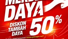 Dalam rangka HUT ke-81 RI, PLN kembali menghadirkan program diskom tambah daya listrik 50% bertajuk 