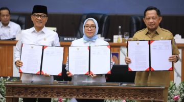 Tandatangani SKB 3 Menteri, Mendes Yandri Dorong Perempuan Jadi Subjek Pembangunan