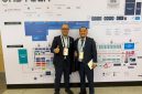 Kiri ke kanan : Komisaris PT PLN Energi Primer Indonesia Anggawira; General Manager Unit Proyek Gas dan BBM PT PLN Energi Primer Indonesia Agus Purnomo dalam  Strategic Panel Gastech Exhibition & Conference 2026 di Bangkok International Trade & Exhibition Centre (BITEC), Bangkok, Thailand pada Senin (14/9).