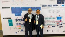 Kiri ke kanan : Komisaris PT PLN Energi Primer Indonesia Anggawira; General Manager Unit Proyek Gas dan BBM PT PLN Energi Primer Indonesia Agus Purnomo dalam  Strategic Panel Gastech Exhibition & Conference 2026 di Bangkok International Trade & Exhibition Centre (BITEC), Bangkok, Thailand pada Senin (14/9).