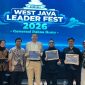Kiri ke kanan : Moderator Melinda Putri, Board of Mentor IDNextLeader, Aulia Dipta; Koordinator PPI Dunia 2022-2023, Achyar Al Rasyid; Direktur Biomassa PLN EPI, Hokkop Situngkir; Dosen Teknik Fisika Telkom University, Indra Chandra, dan Ketua Regional IDNextLeader Jawa Barat, Mitha Nur Salsabila dalam acara West Java Leader Fest yang diselenggarakan Yayasan IDNextLeader dan Telkom University di Bandung.