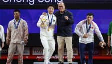 Menpora Erick Thohir mengapresiasi para ketua umum cabang olahraga (cabor) yang hadir langsung di Asian Games Aichi-Nagoya 2026. (foto:Naif/NOC Indonesia)