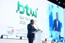 Direktur Utama Telkom Nanang Hendarno menyampaikan paparan bertajuk “Indonesia’s Next Network: Connecting Indonesia and Global, Building the Indo-Pacific Hub” dalam ajang Bali Tech Week (BTW) 2026 di Denpasar, Senin (19/10). Nanang menegaskan komitmen TelkomGroup untuk memperkuat kedaulatan digital nasional melalui pengembangan infrastruktur digital, ekosistem kecerdasan buatan (AI), serta keamanan dan ketahanan digital guna mendukung transformasi digital Indonesia dan mendorong Indonesia menjadi Indo-Pacific Digital Hub.