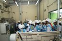 Para peserta Business Immersion P3MD berkesempatan mengunjungi green hydrogen plant PLN Nusantara Power UP Muara Karang pada Rabu (7/10). Mereka mempelajari transisi energi PLN salah satunya dengan melihat secara langsung  proses produksi hidrogen hijau, potensi pemanfaatan, serta integrasi dengan energi terbarukan.
