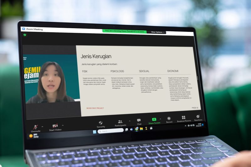 Co-Founder Never Okay Project Imelda Riris Damayanti menjelaskan bahwa pemahaman terhadap batasan dalam berinteraksi dan relasi kuasa menjadi bagian penting dalam upaya pencegahan pelecehan seksual di lingkungan kerja.