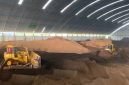 Biomassa di area stockpile PLTU Rembang, Jawa Tengah, yang dipersiapkan untuk mendukung program co-firing pada pembangkit.