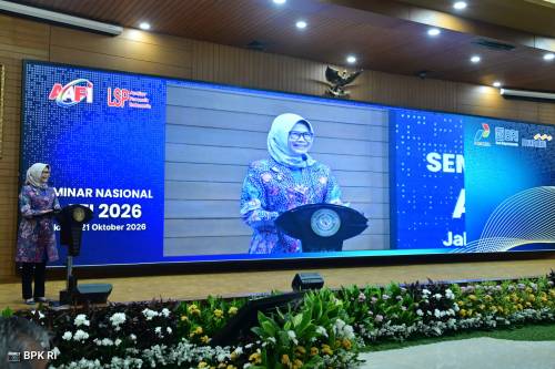 Ketua Badan Pemeriksa Keuangan (BPK), Isma Yatun  / foto ist
